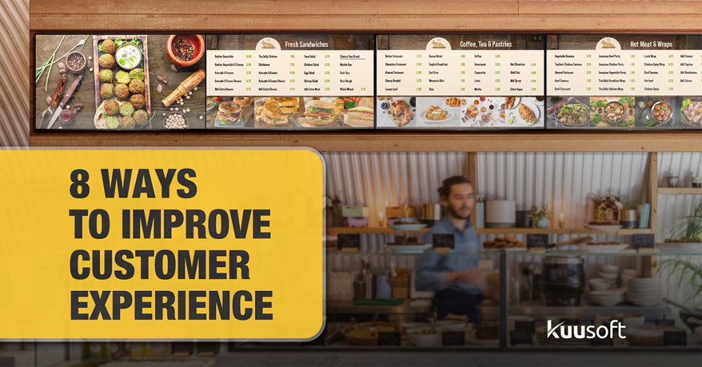 restaurant food display and customer engagement