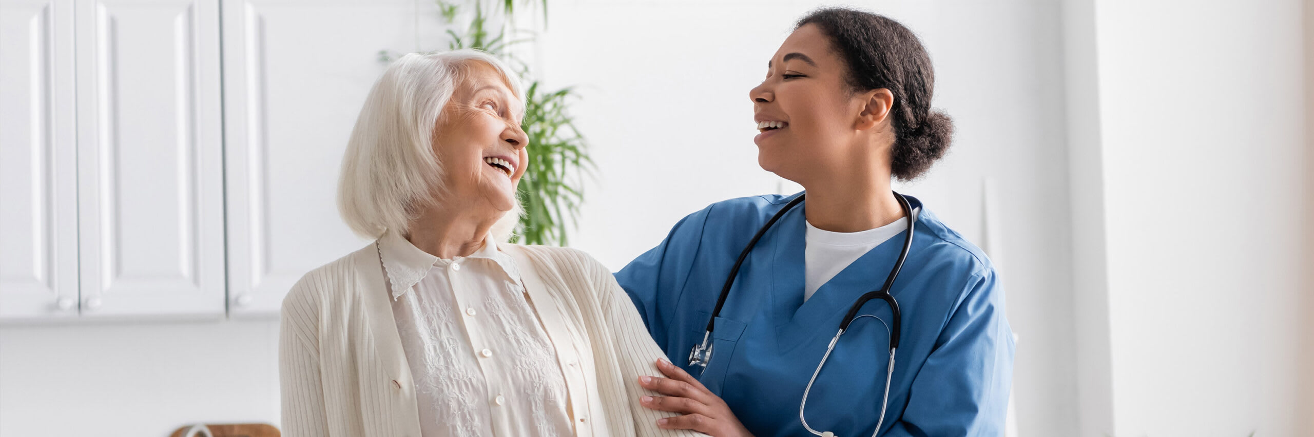 elderly care facility, professionals at work, modern care centers