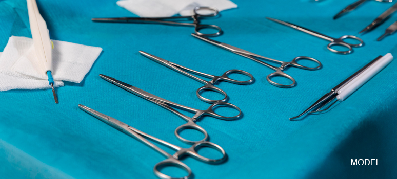 skin and medical tools