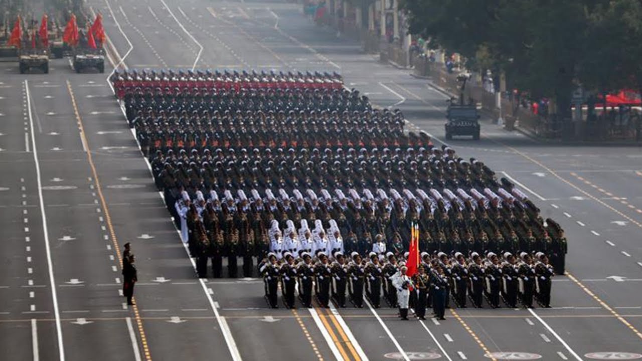 military parade formation