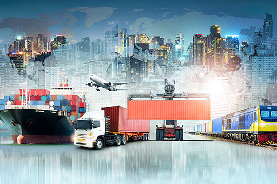 transportation vehicles cityscape