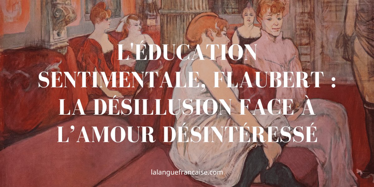 Scène illustrant L'Éducation sentimentale de Flaubert, probablement Frédéric Moreau et Madame Arnoux.