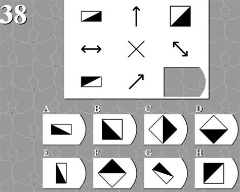 logical deduction - How to solve this IQ test puzzle with arrows and ...