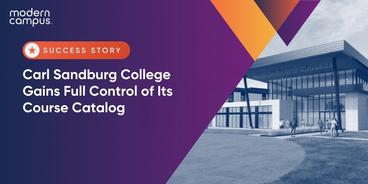 modern campus building and training session