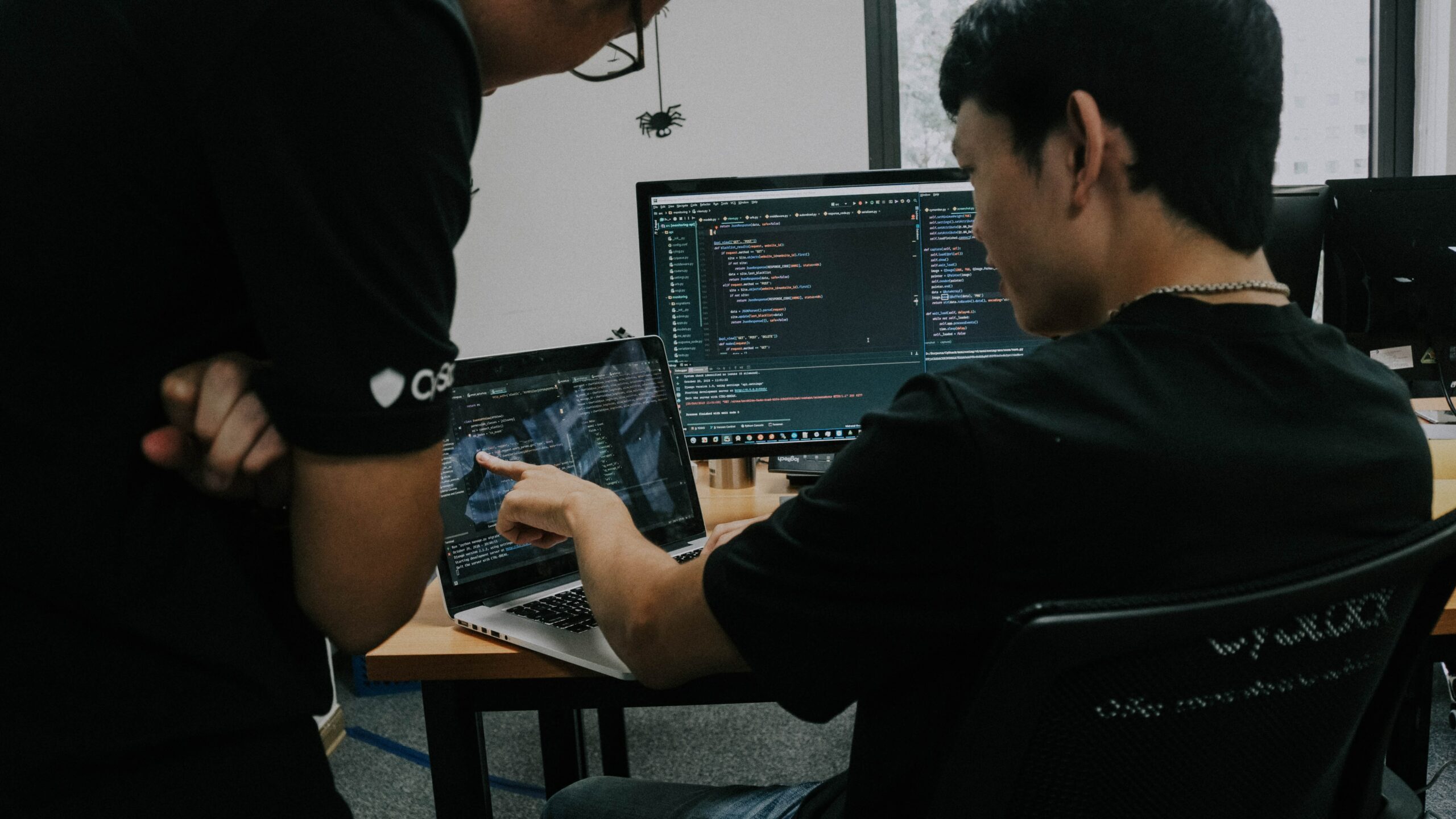 cloud servers, computer coding setup, DevOps workspace