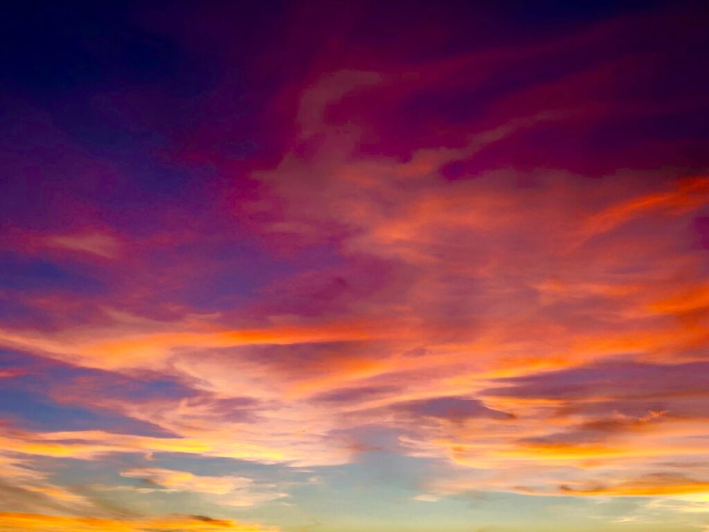 physical scenery dramatic sunset