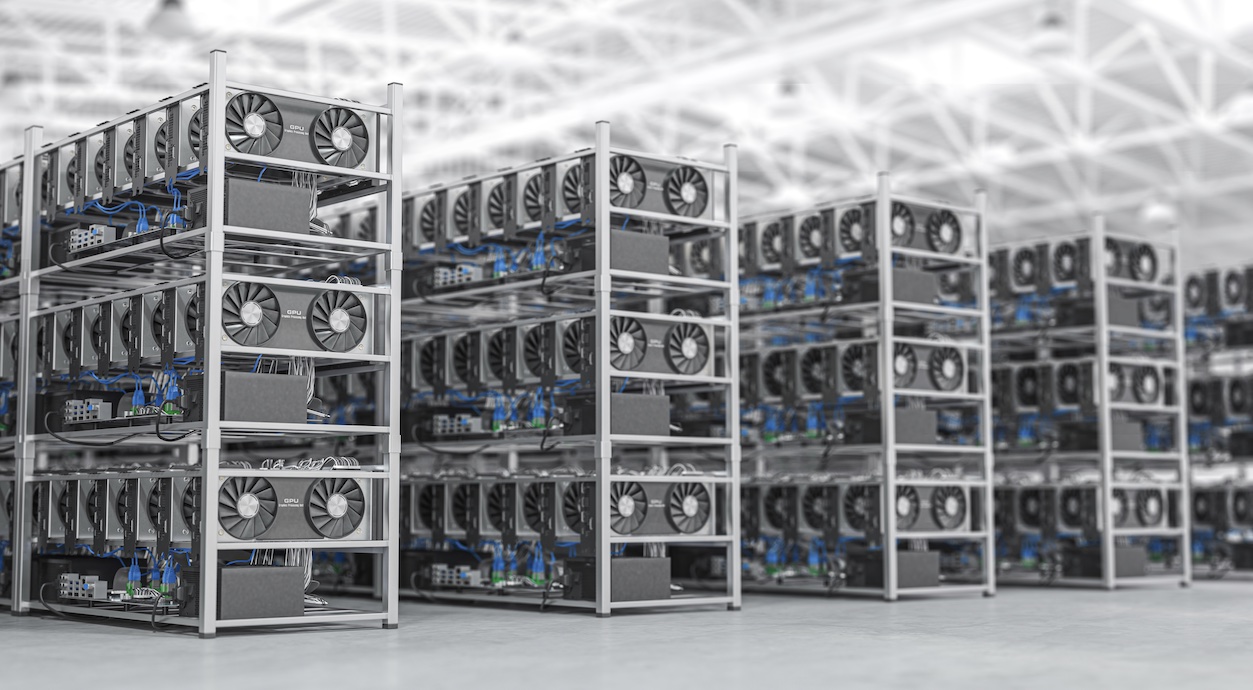 blockchain mining farm digital security