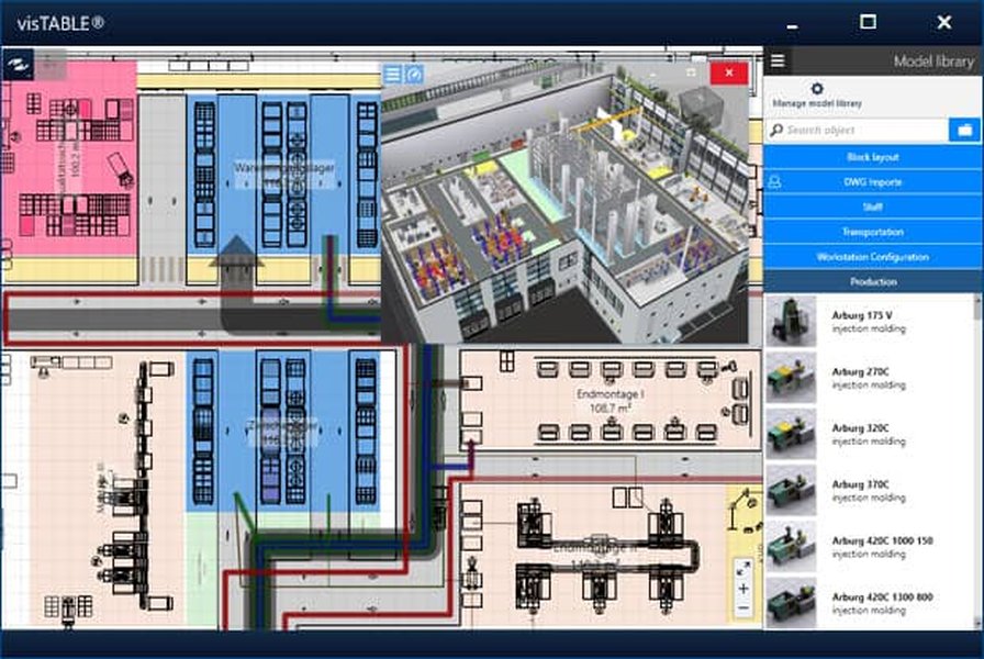 factory digitalization layout