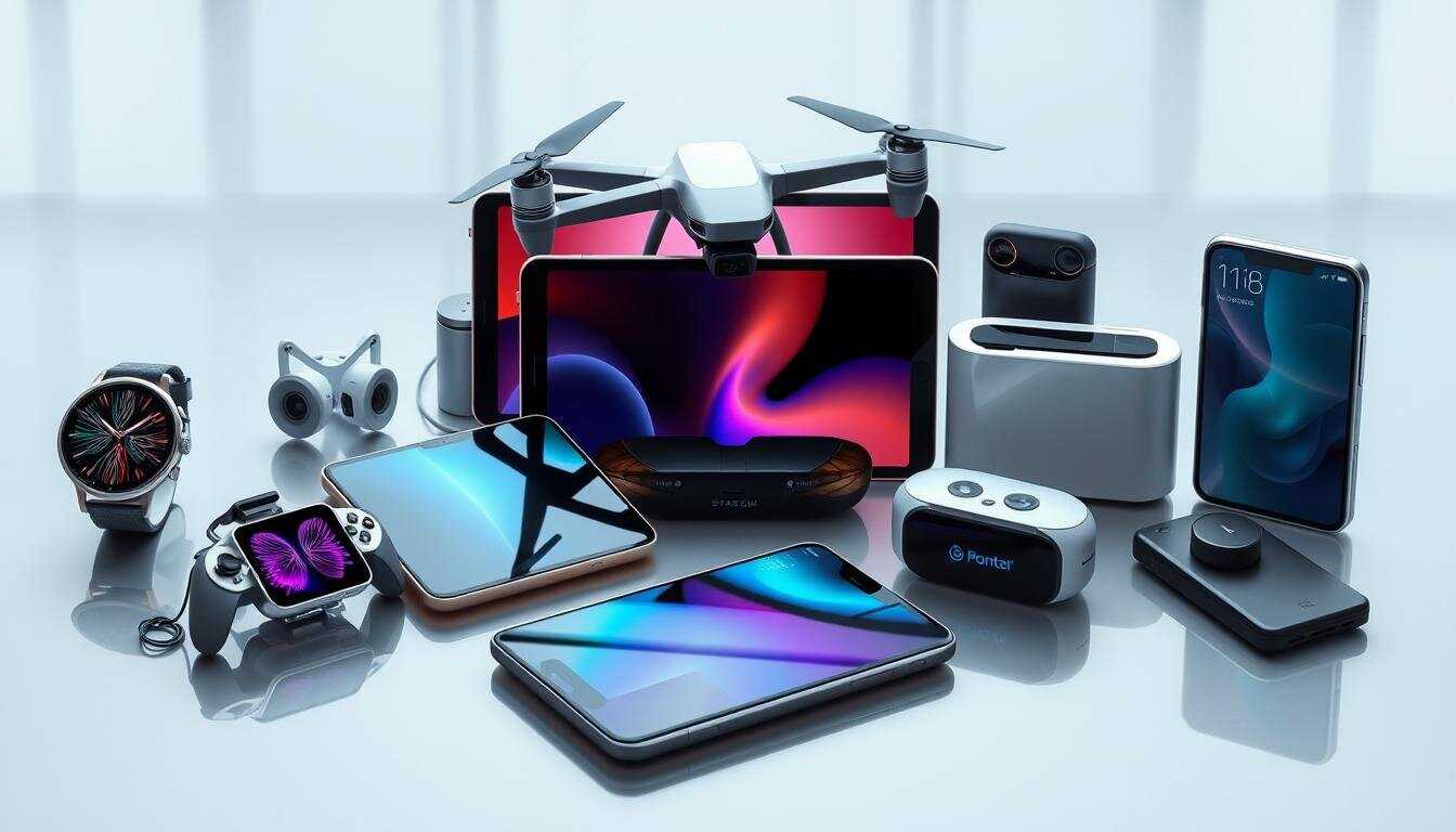 modern digital tech devices