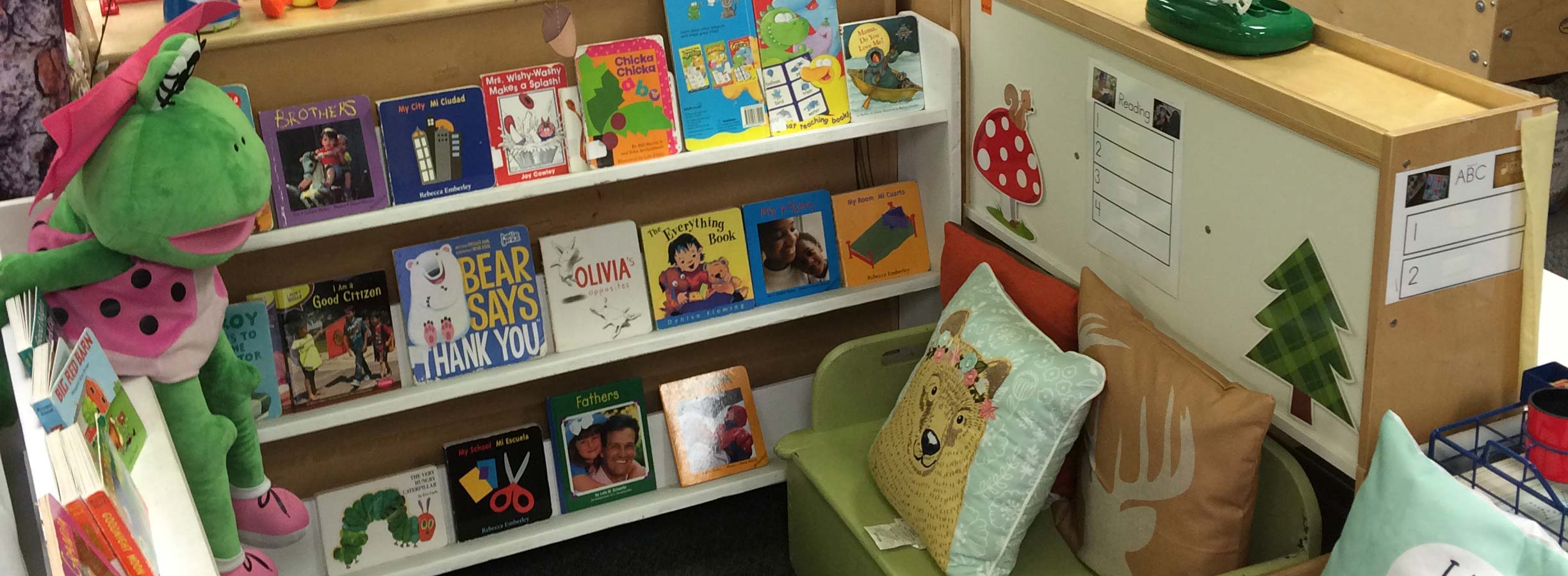 physical classroom setting with educational tools