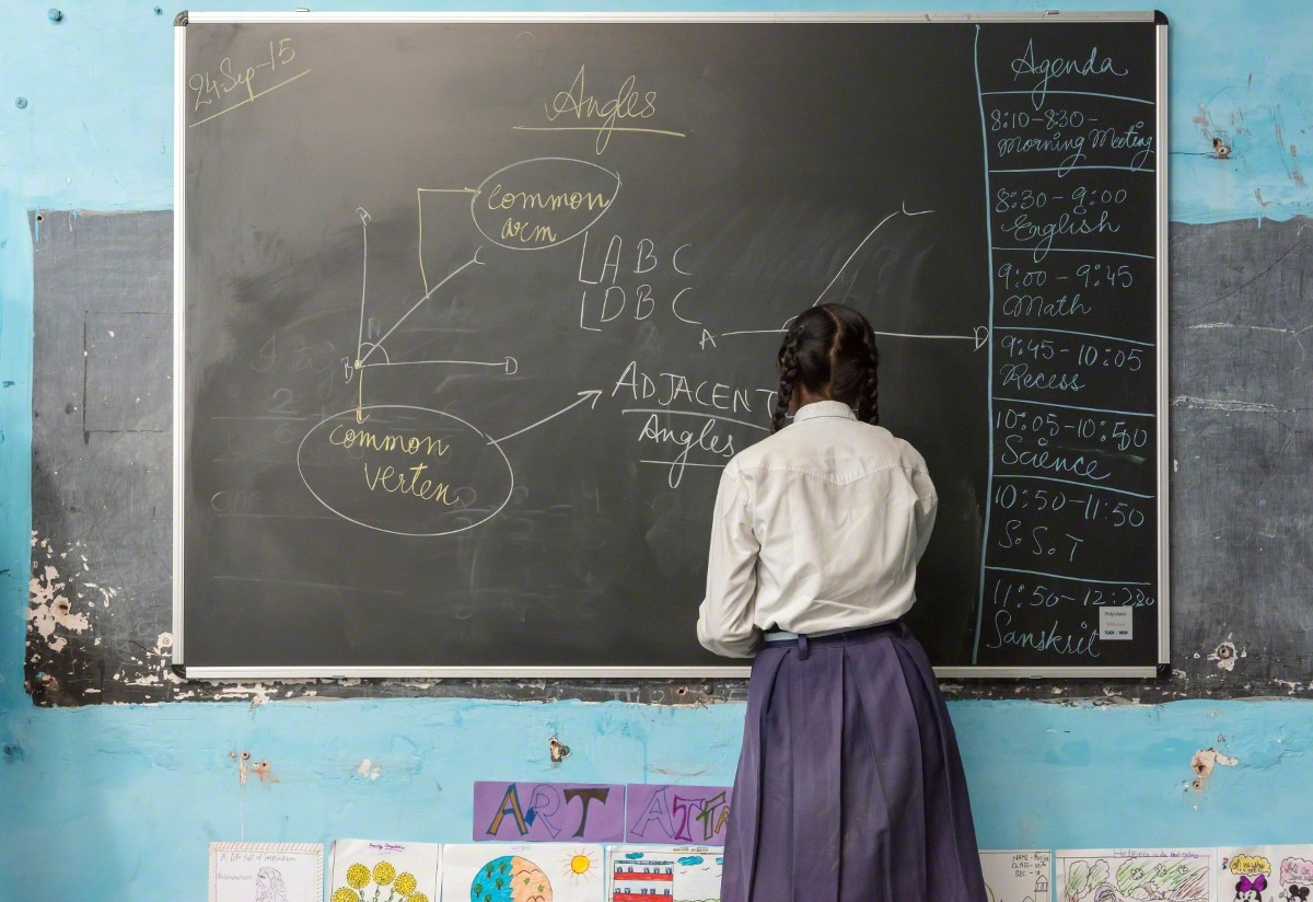 learning classroom chalkboard