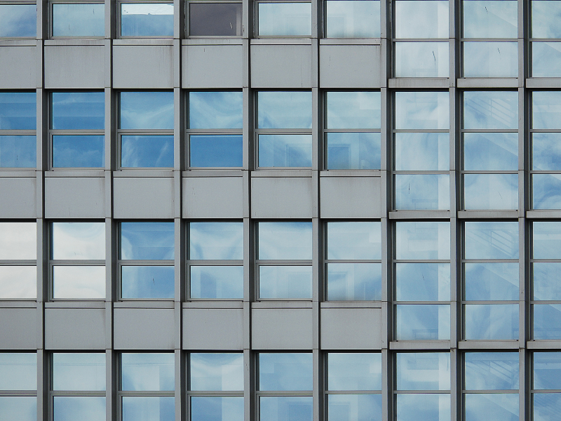 building facade texture and paint application