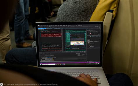 developer workstation code display