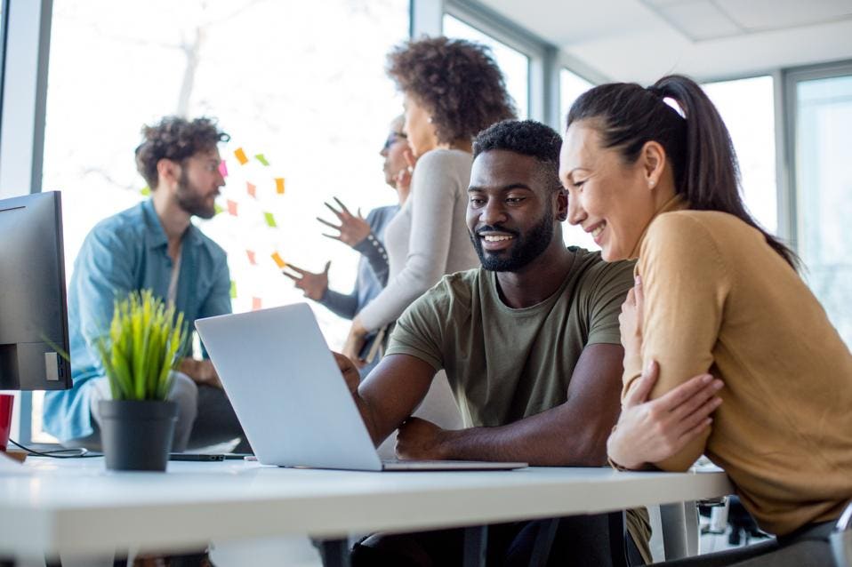 diverse professional workspace