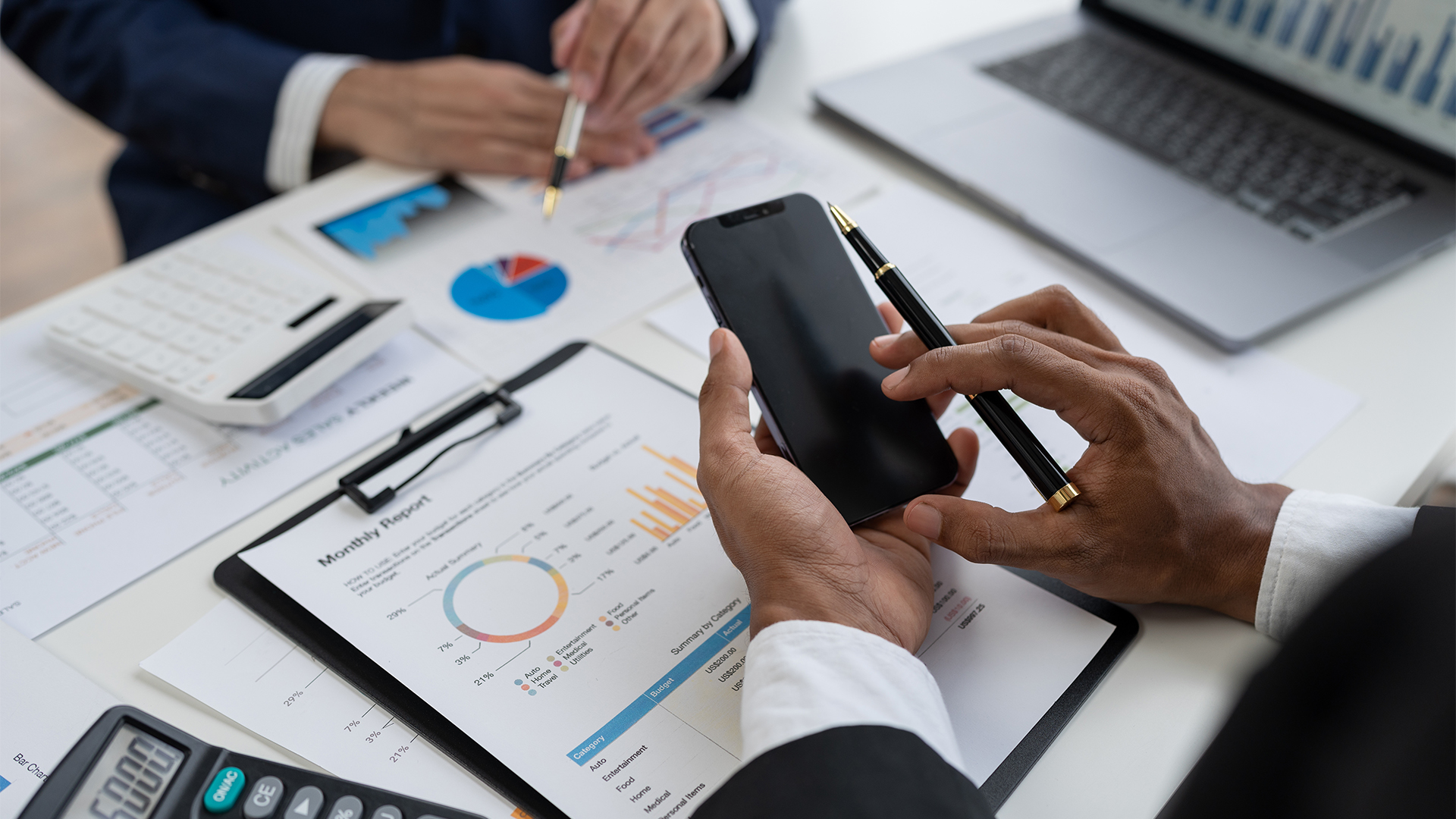 financial info scene