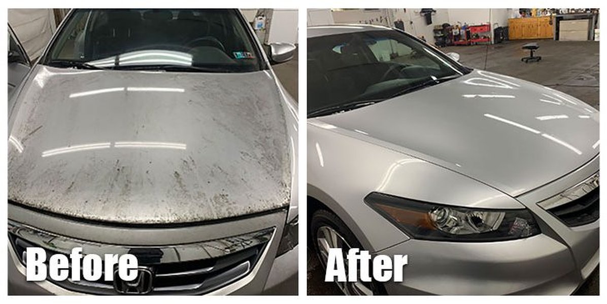 Witness the dramatic transformation detailing can achieve, enhancing both aesthetics and protection.