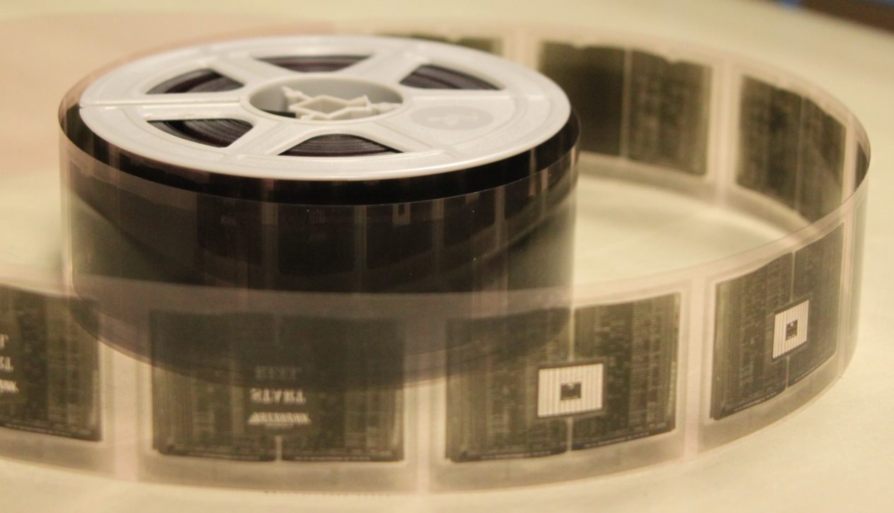 legal documents and film reels