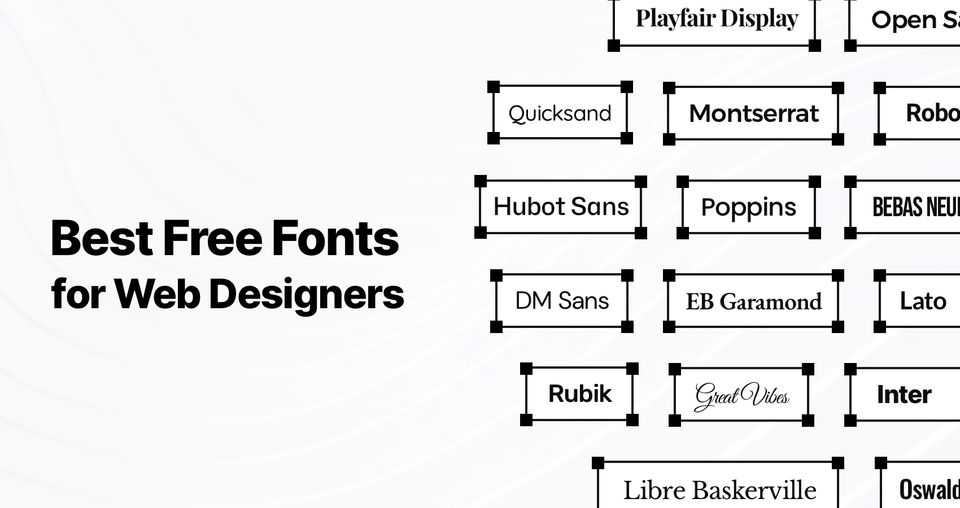 webpage fonts