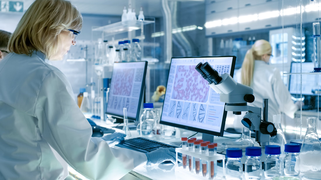 scientist in research lab