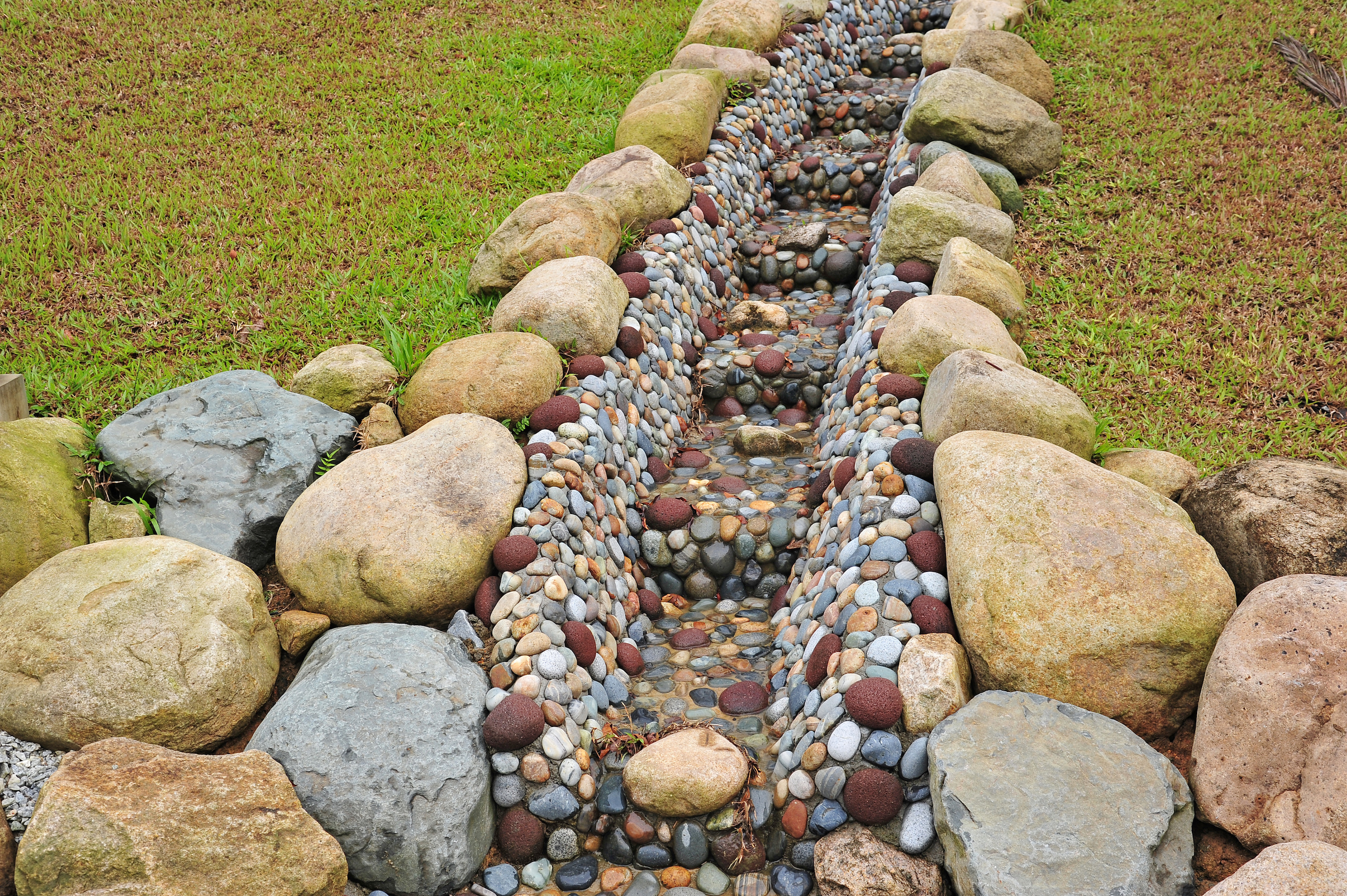 landscape garden drainage