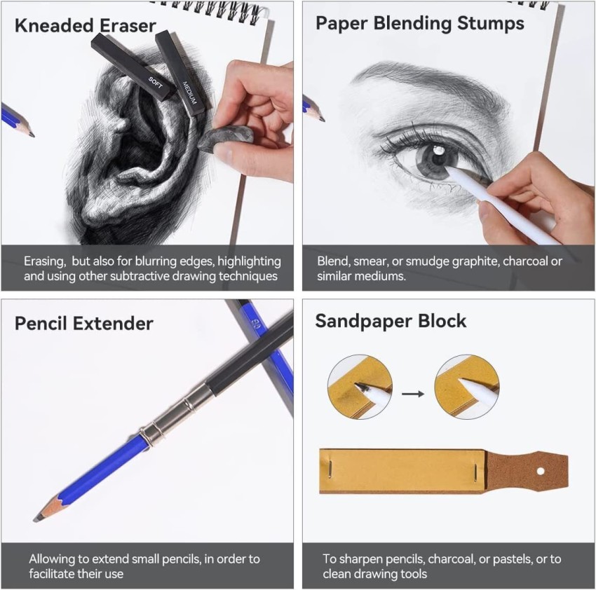sketches and pencil drawing tools