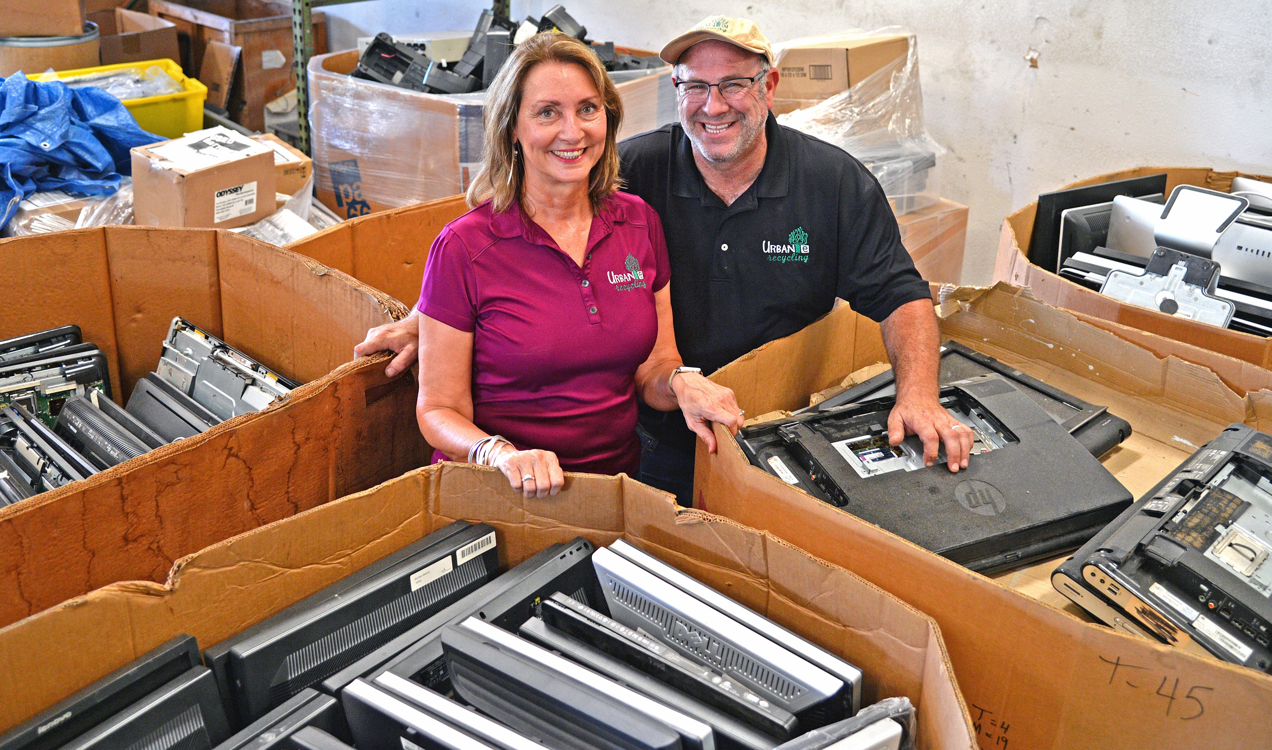 urban recycling center electronics disposal
