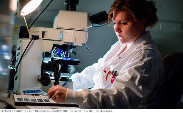 ms neurologic research laboratory microscopy