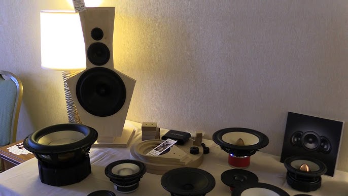 speaker components in studio