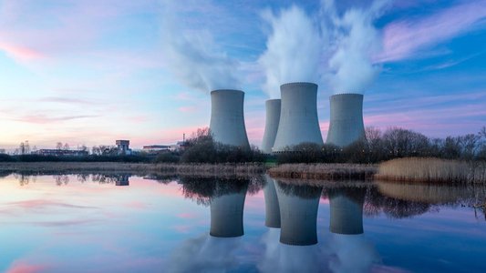 nuclear power plant scenery