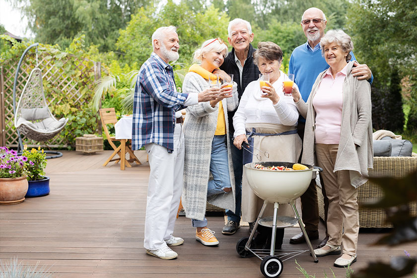 elderly community engagement outdoor
