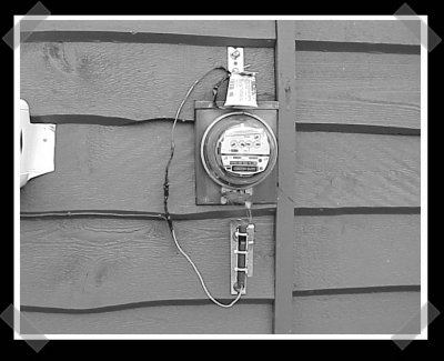 electric meter sensor hardware installation