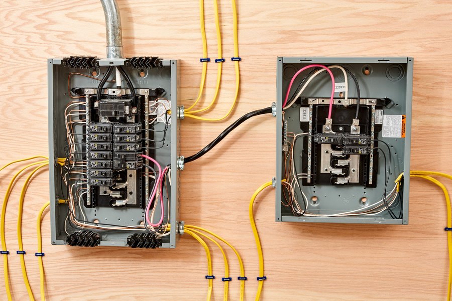 electrical panel wiring home