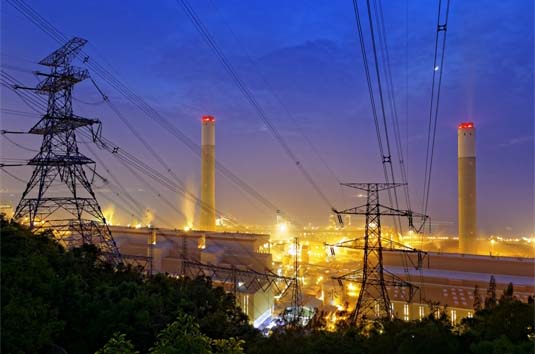 power plant generators transmission lines