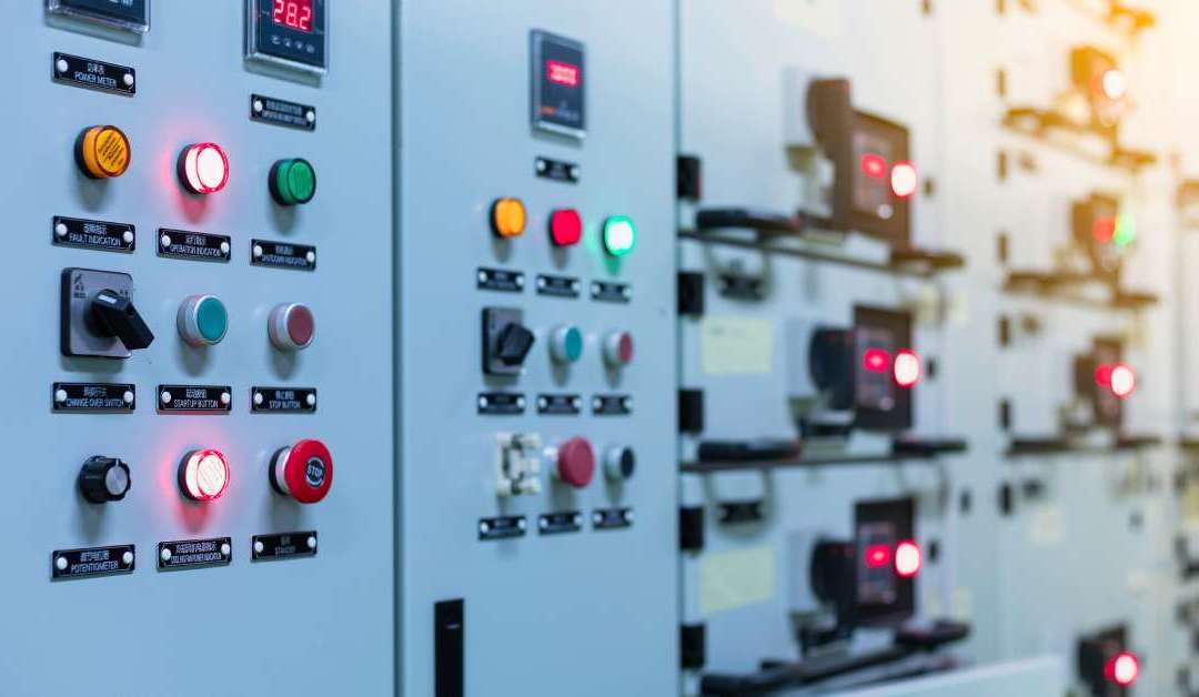 industrial electrical control room