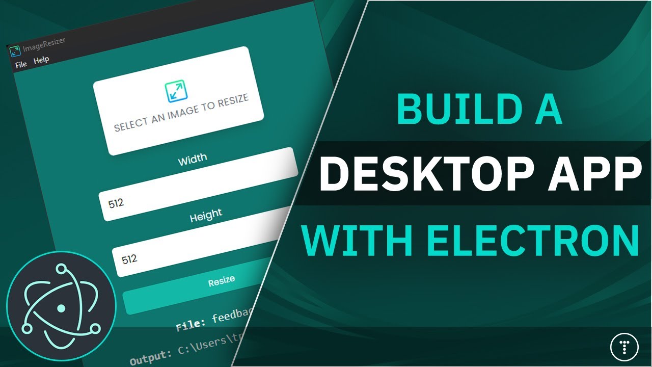 electron application desktop interface