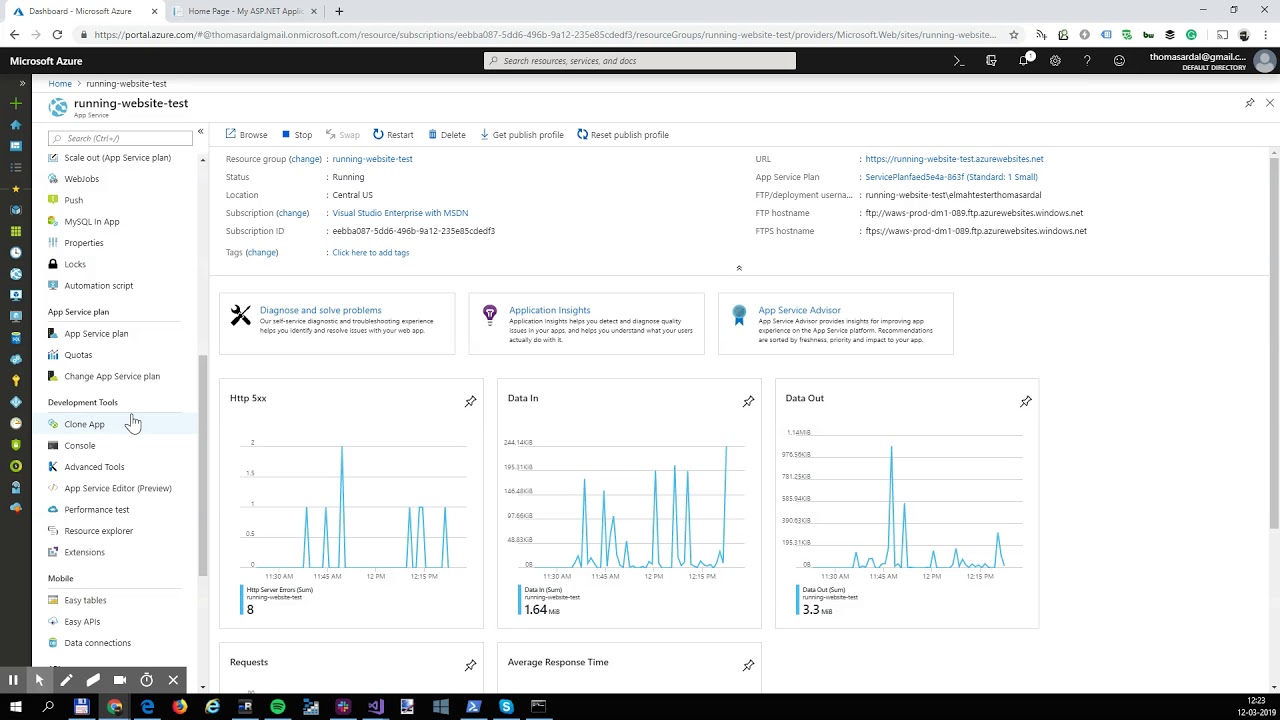 IIS server setup with ELMAH monitoring