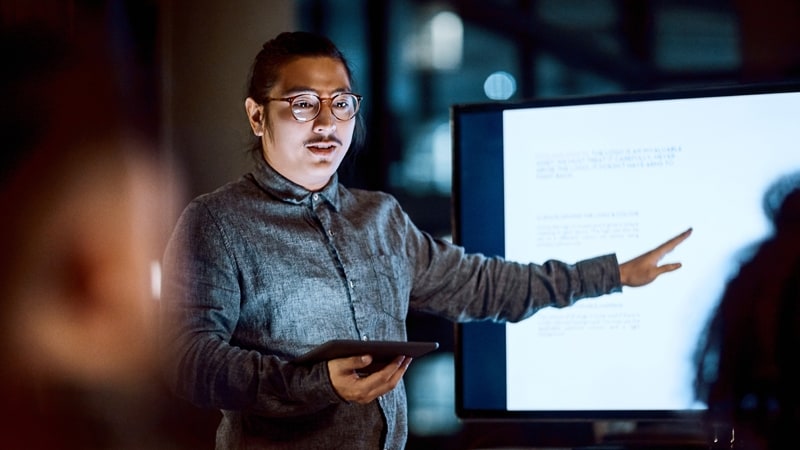 tech entrepreneur in global setting
