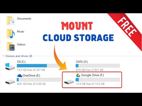 mounting cloud storage drive