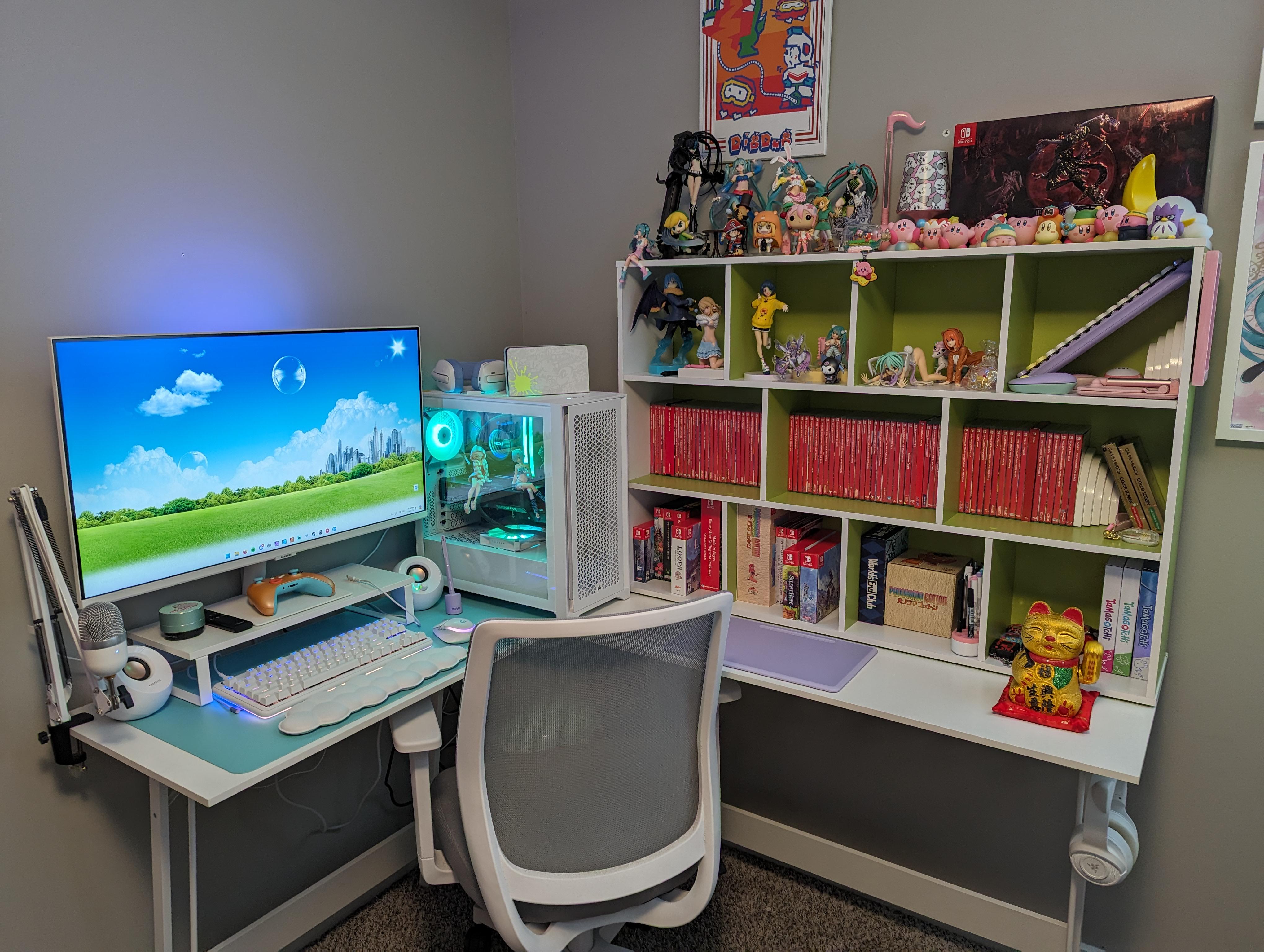 scenic office setup