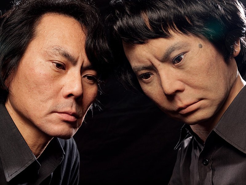 Hiroshi Ishiguro and Geminoid