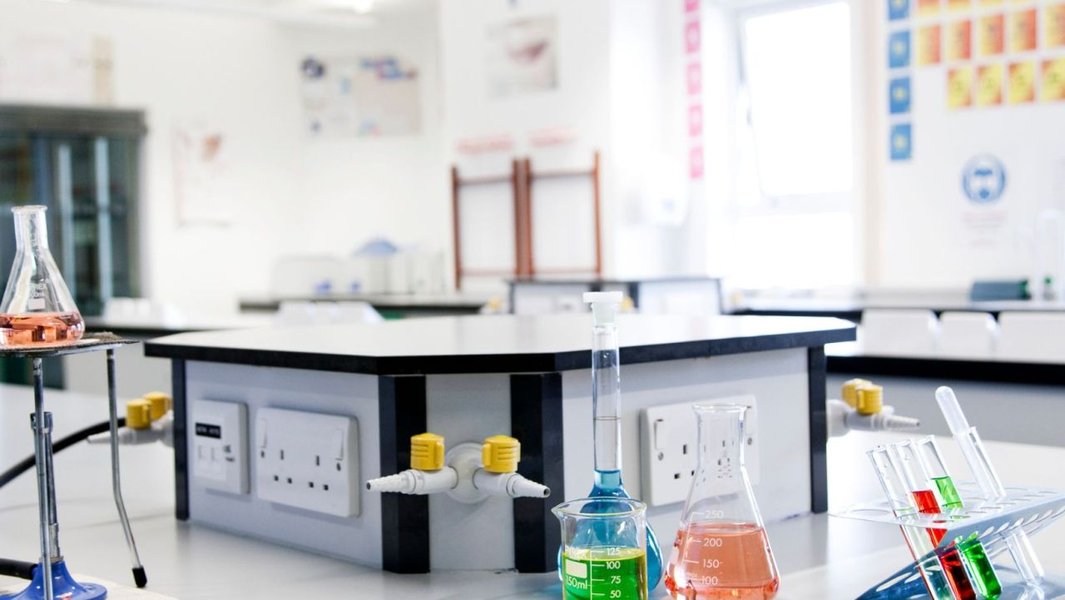 laboratory equipment and classroom