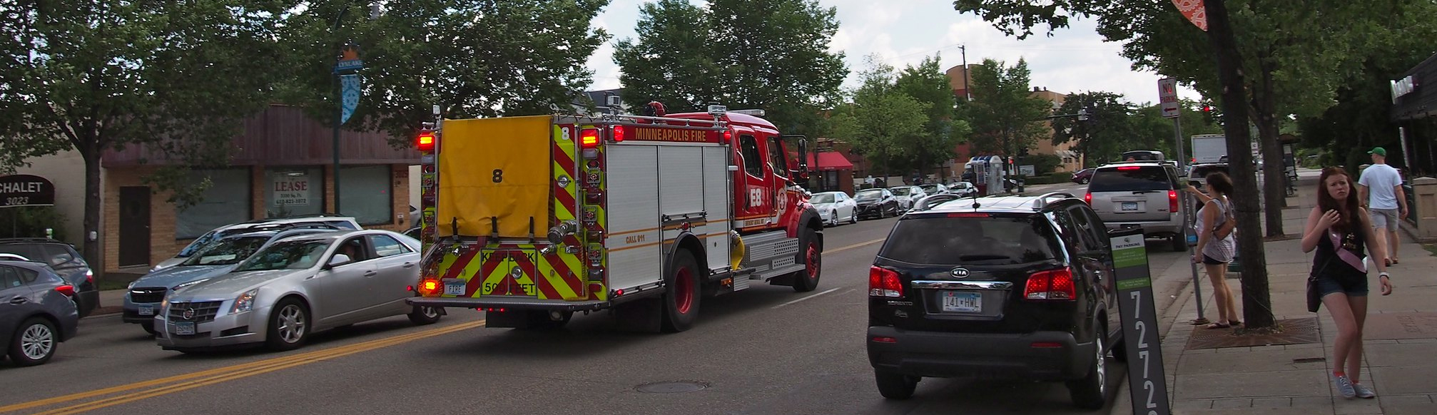 urban emergency vehicles traffic intersection