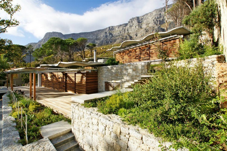mountainous landscape specific architectural details
