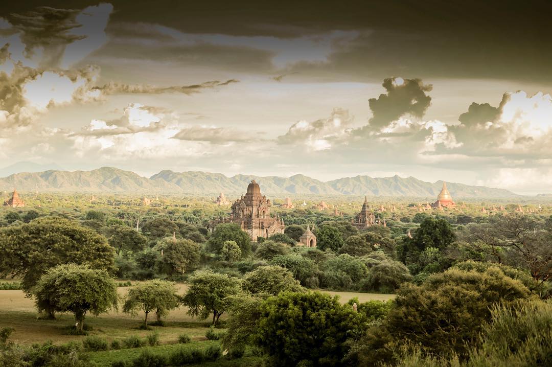 scenic landscapes and travel documents
