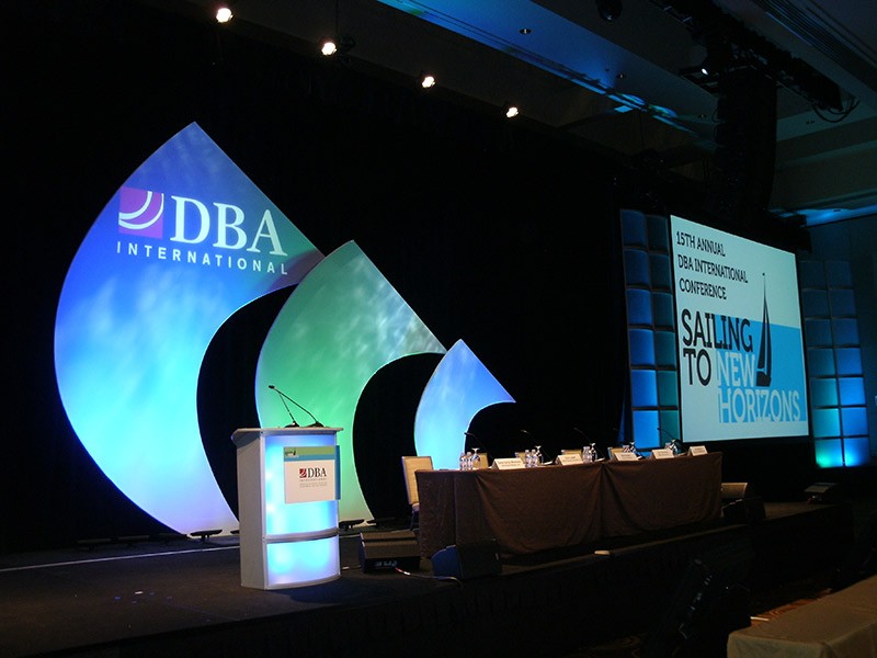 professional conference stage technology