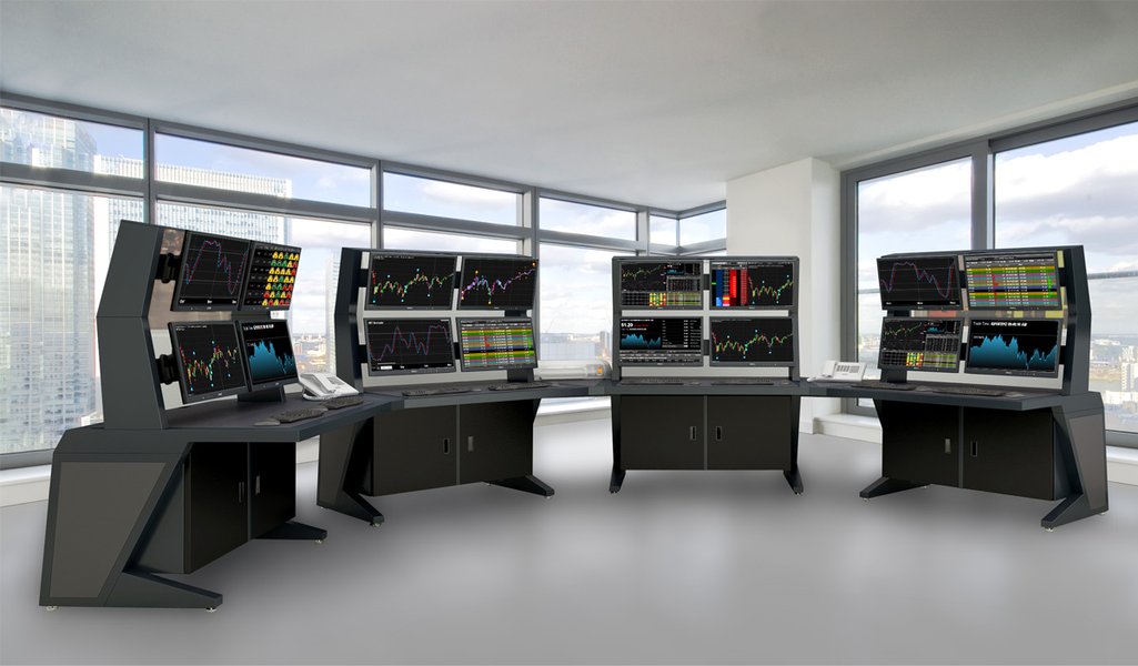 market trading floor