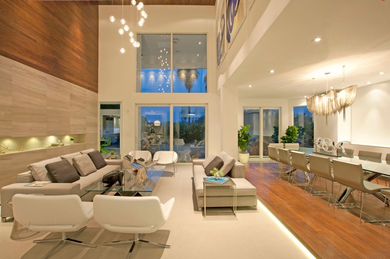 scenic modern home interior