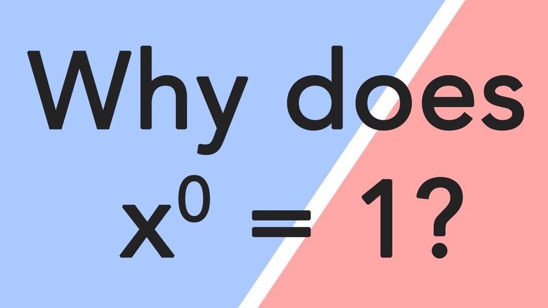 Explicación de por qué x^0 = 1