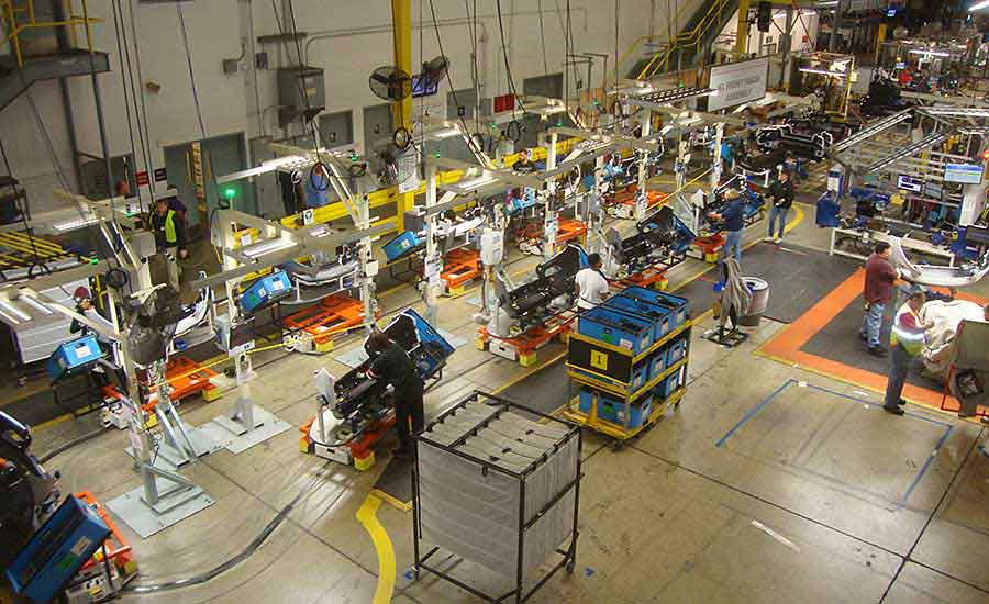production lines industrial workshop