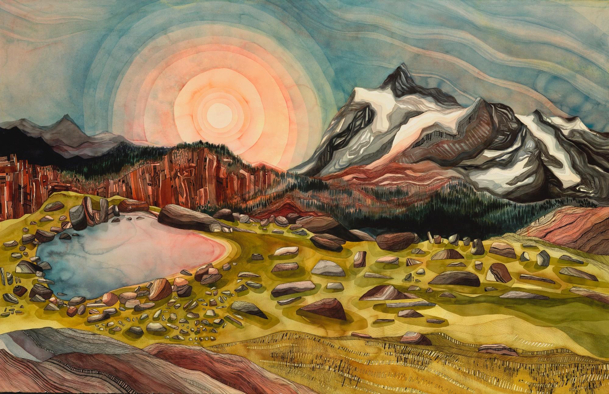 physical scenery abstract art
